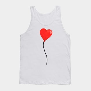 Heart shaped balloon Tank Top